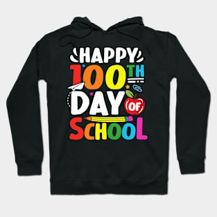 Happy 100th Day of School Kids Child Happy 100 Days Hoodie